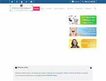 Tablet Screenshot of farmaciapazferragut.com